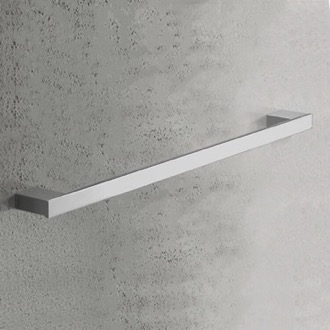 Square 24 Inch Towel Bar In Polished Chrome Gedy 5421-60-13